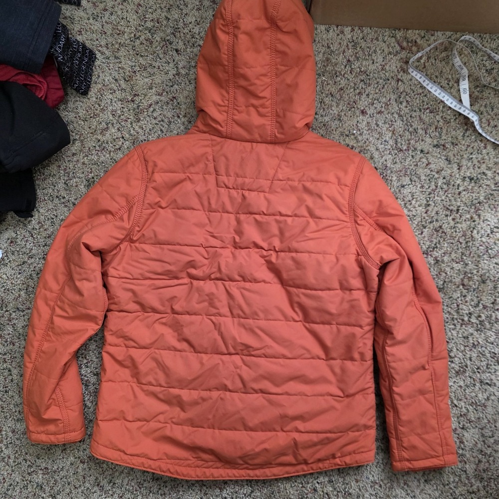 Carhartt Women's Utility Midweight Insulated Jacket Orange Earthen Clay Large - Picture 8 of 9